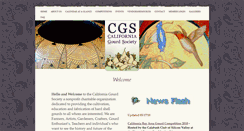 Desktop Screenshot of californiagourdsociety.com